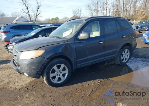 2009 Hyundai Santa Fe Limited z USA, uszkodzony, nr VIN 5NMSH13E69H296251